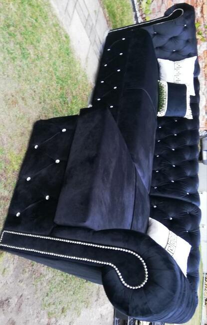 wyprzedaz Narożnik chesterfield głeboki pik od ręki f spania