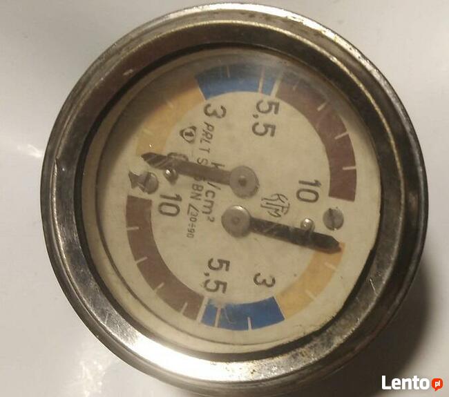 Manometr dwu zakresowy