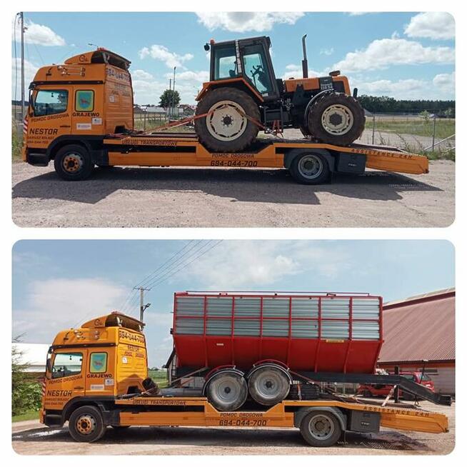 TRANSPORT MASZYN ROLNICZYCH, BUDOWLANYCH I INNYCH