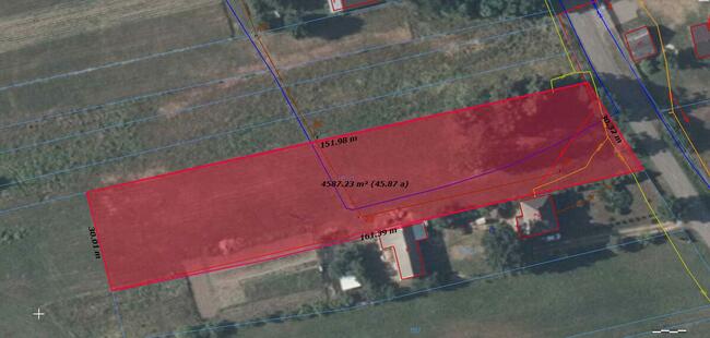 Działka budowlana 47 arów, Krawce + warunki zabudowy