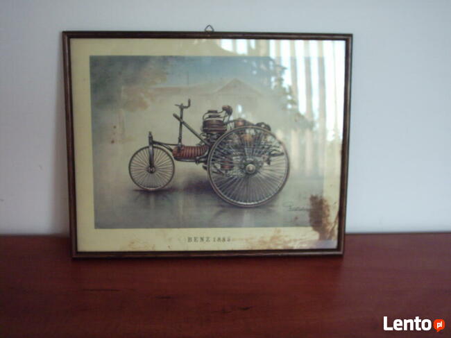 Obraz kolekcjonerski Benz 1885 Rok