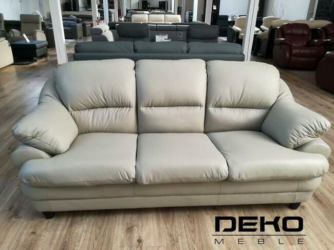 Puchacz najwyższej jakości Komplet wypoczynkowy SKÓRA 100%