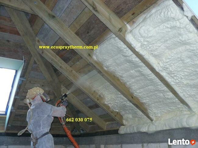 Ocieplenia dachów i poddaszy pianką PUR
