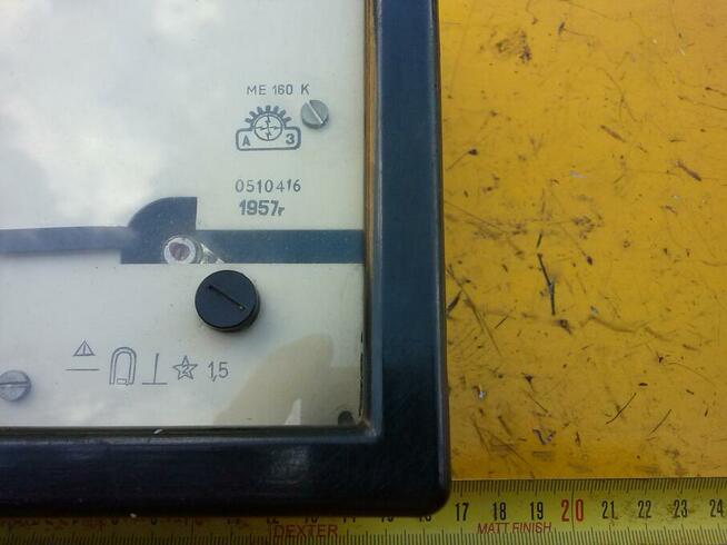 Stary, antyk woltomierz 1957 r., 40,00 zł.