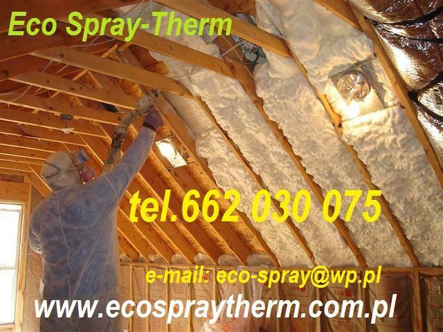 Ocieplenia dachów i poddaszy pianką PUR