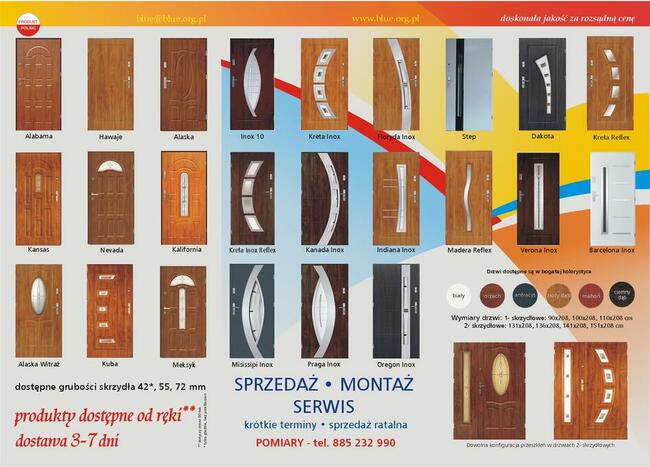 Drzwi zewnętrzne TERMO PIANA czyste powietrze