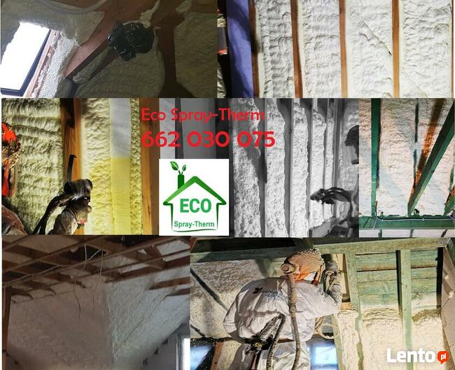 Ocieplenia dachów i poddaszy pianką PUR