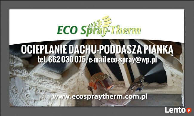 Ocieplenia dachów i poddaszy pianką PUR