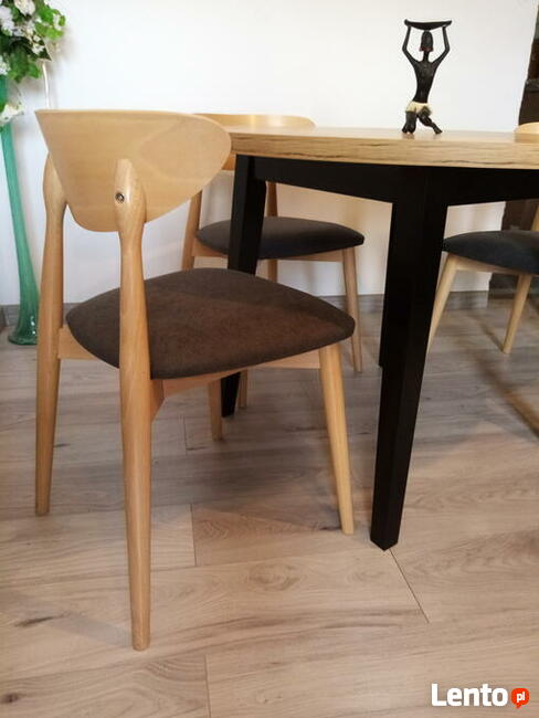 Okrągły stół do salonu w stylu LOFT