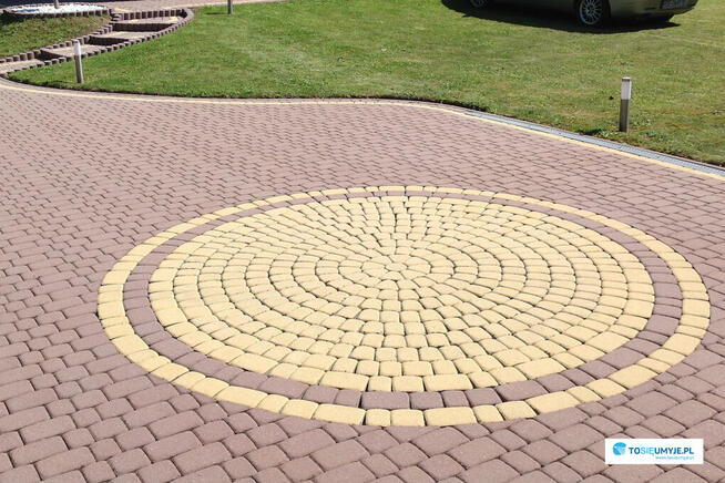 Mycie, czyszczenie kostki brukowej, granitowej TUCHÓW