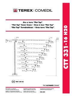 Terex Comedil CTT 331-16 i inne