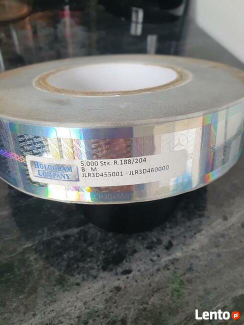 Hologram części Mercedesa