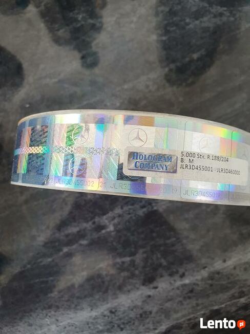 Hologram części Mercedesa