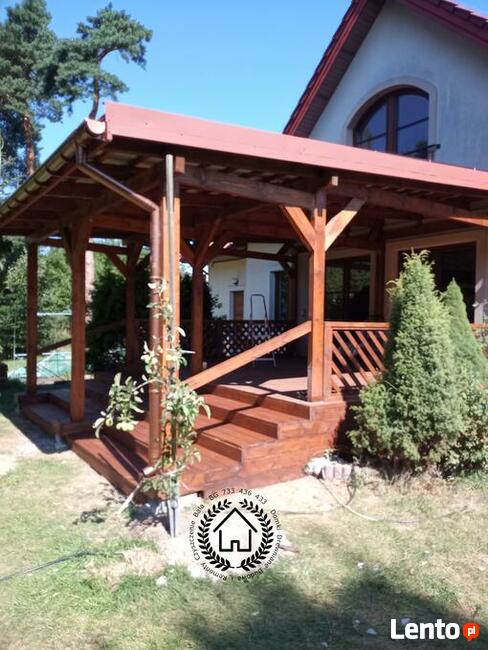 Domki tarasy budowa remonty wszystko z drewna