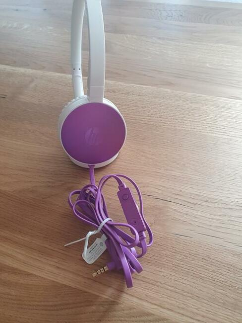 Słuchawki MIKROFON PILOT HP 2800 róż/fiolet