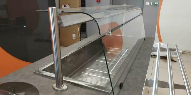 Nadstawka z szybą giętą otwarta 1573mm Dora Metal