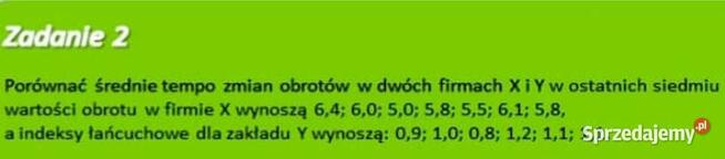 Indeksy statystyczne- Zestaw 4 Rozwiązań Excel. Studia
