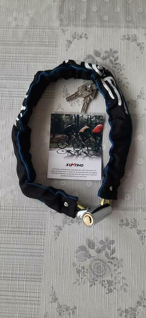 Blokada Rowerowa Łańcuchowa przeciw kradzieży Nowa Mocna