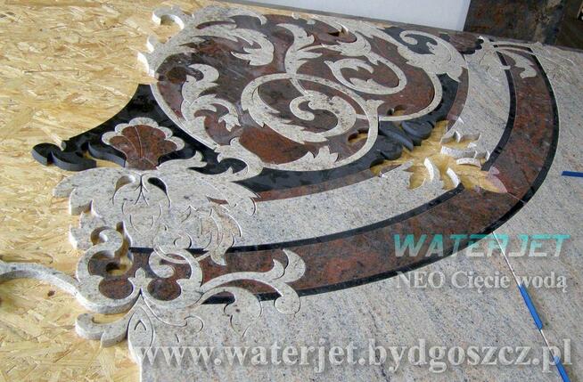 Cięcie wodą granit, marmur, kamień Bydgoszcz
