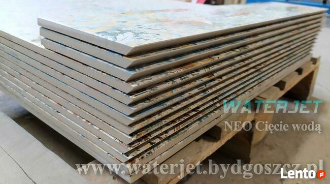 Cięcie wodą płytek ceramicznych, z gresu i innych Bydgoszcz