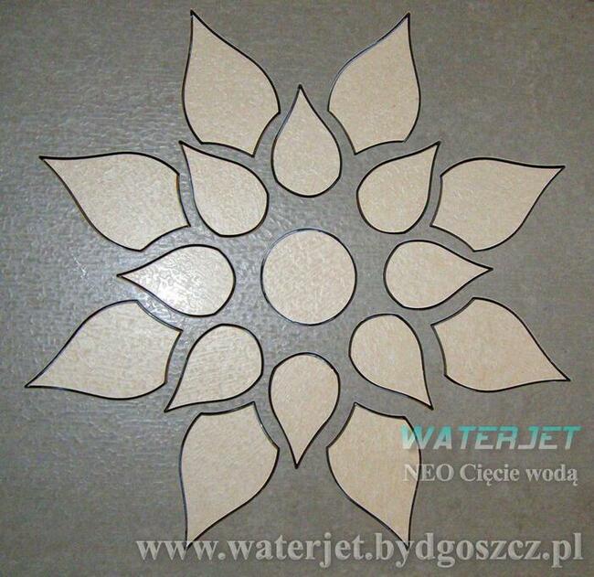 Płytki ceramiczne - cięcie wodą BYDGOSZCZ