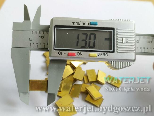 Cięcie wodą BYDGOSZCZ aluminium, miedź, mosiądz i inne