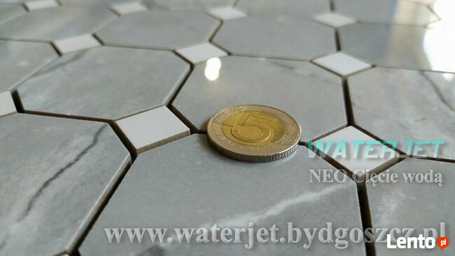 Cięcie wodą płytek ceramicznych, z gresu i innych Bydgoszcz