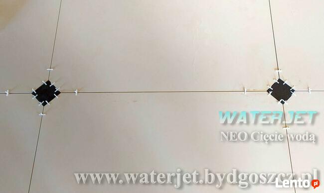 Cięcie wodą płytek ceramicznych, z gresu i innych Bydgoszcz