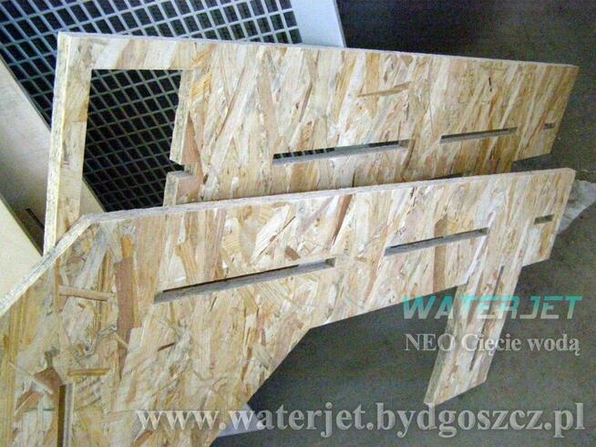 Cięcie wodą drewno, OSB, sklejka Bydgoszcz