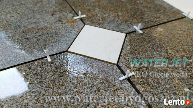 Cięcie wodą płytek ceramicznych, z gresu i innych Bydgoszcz