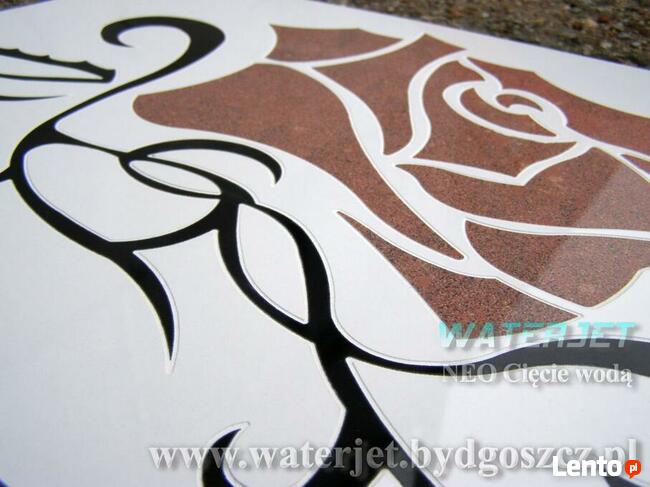 Cięcie wodą płytek ceramicznych, z gresu i innych Bydgoszcz