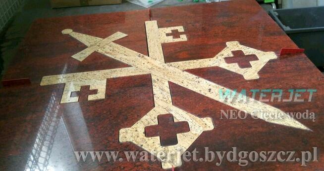 Cięcie wodą granit, marmur, kamień Bydgoszcz