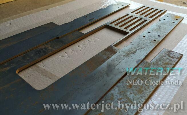 Cięcie wodą stali konstrukcyjnej nierdzewnej tytan Bydgoszcz