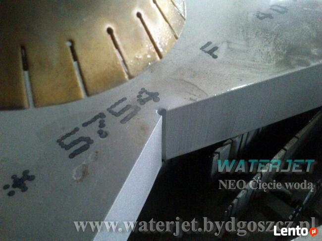 Cięcie wodą BYDGOSZCZ aluminium, miedź, mosiądz i inne