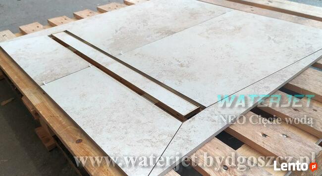 Cięcie wodą płytek ceramicznych, z gresu i innych Bydgoszcz