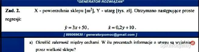 Zależność/Spodziewane koszty / Dobroć / Dopasowanie Excel.