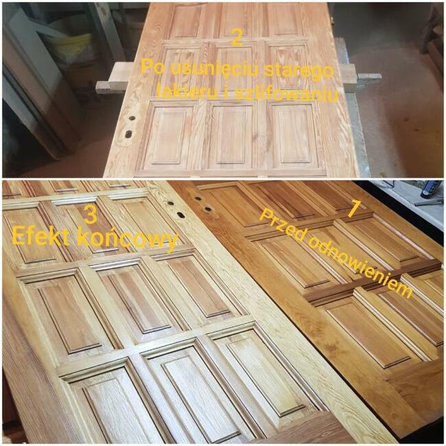 Usługi Stolarskie - renowacja mebli i drzwi drewnianych
