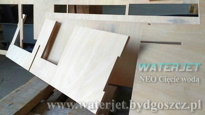 Cięcie wodą drewno, OSB, sklejka Bydgoszcz