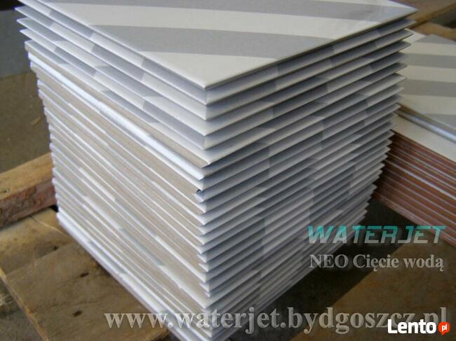 Cięcie wodą płytek ceramicznych, z gresu i innych Bydgoszcz