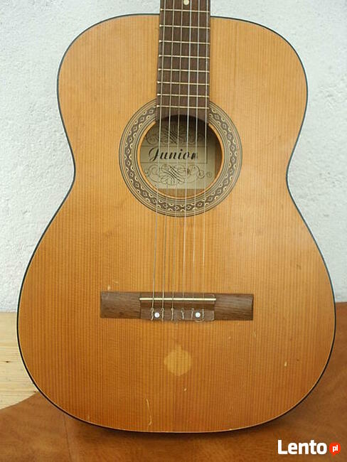 Gitara Junior - lata 80-te, wąski gryf