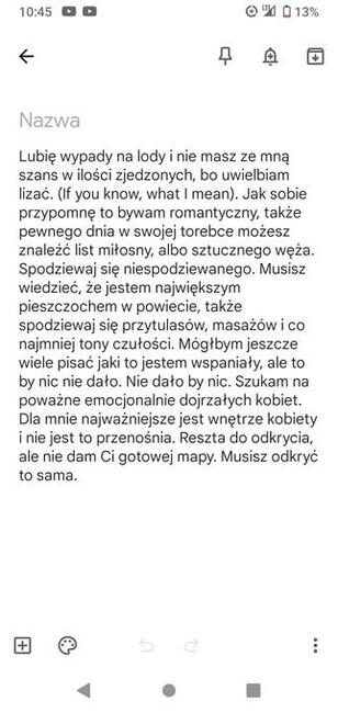 I tak nie przeczytasz.