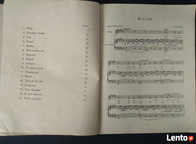 Stanisław Moniuszko Pieśni Wybrane