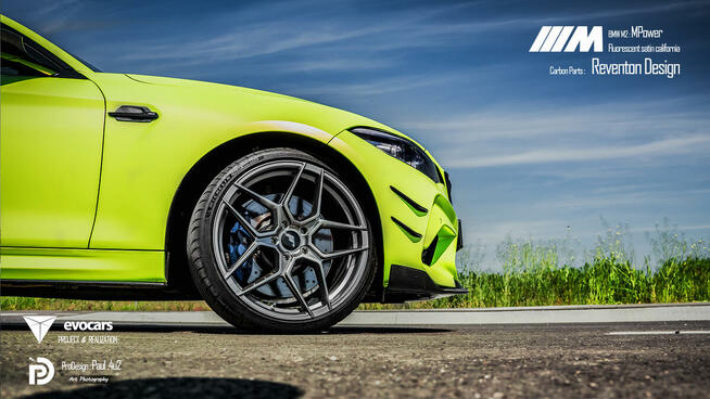 BMW M2 Munnaru Yellow Matt 555KM 720Nm 2018r - Wynajem
