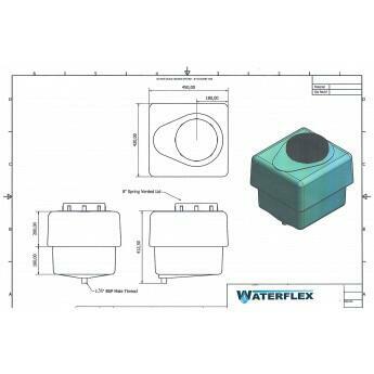Zbiornik 60 litrów woda lejek nawadnianie ogród sad