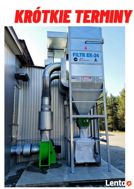 Filtr EK-24/Odciąg trocin 18 000m³/h teraz 10% taniej