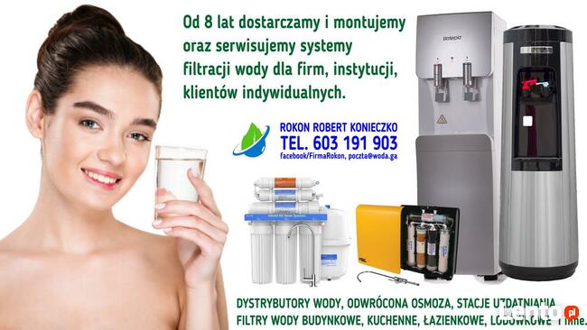 Zestaw wkładów filtrów na główne ujęcie wody. Filtr wody.