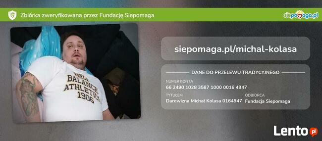 Cegiełka 1zł KAŻDA ZŁOTÓWKA SIĘ LICZY Proszę o pomoc w ratow