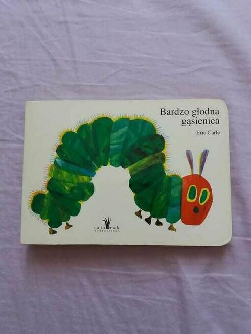 Bardzo Głodna Gąsienica Eric Carle książeczka dla dzieci bdb