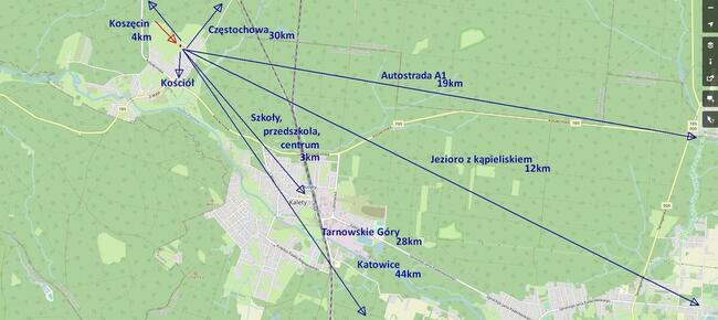 Działka budowlana - Kalety Drutarnia