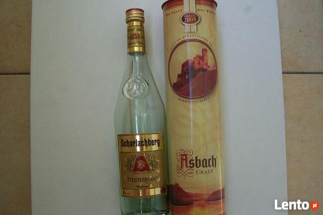 Puszka ozdobna po alkoholu Asbach Uralt 0,7